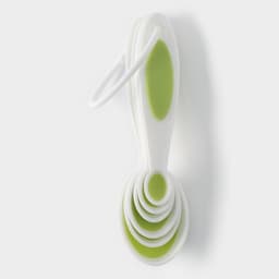 Набор мерных ложек Доляна «Тепло», 6 шт.: 0.62/1.25/2.5/5/7.4/15 мл, красный, белый