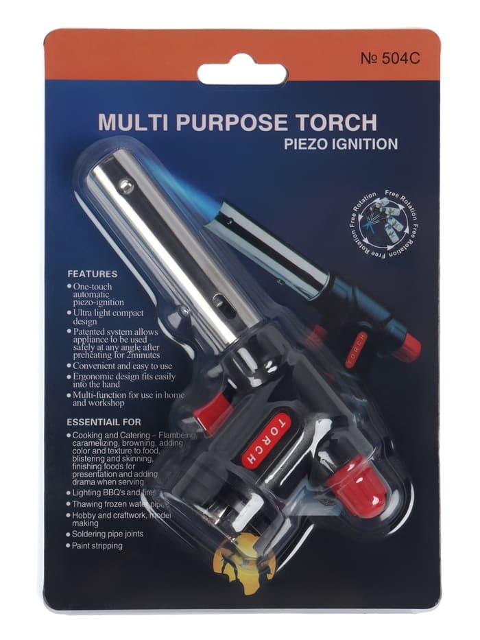 Газовая горелка с пьезоподжигом