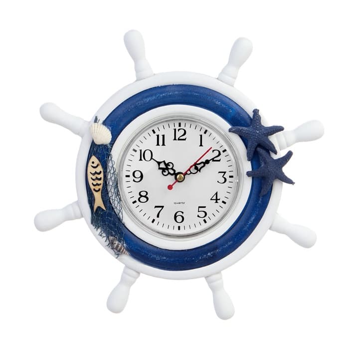 Часы настенные интерьерные «Клевант», дерево, кварцевые, дискретный ход, d=26 см, от батарейки 1×АА