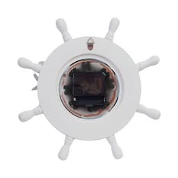 Часы настенные интерьерные «Клевант», дерево, кварцевые, дискретный ход, d=26 см, от батарейки 1×АА