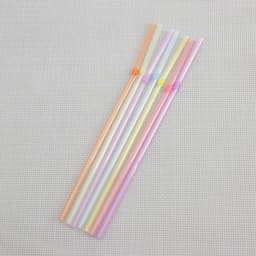 Трубочки одноразовые для напитков Доляна, 21 см, d=5 мм, флуоресцентные, с гофрой, МИКС, 50 шт.
