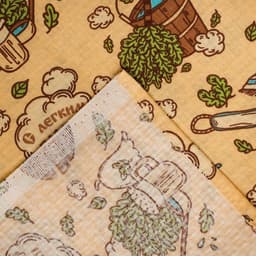 Простыня вафельная для бани «Этель. С легким паром», 150×180 см, хлопок 100%