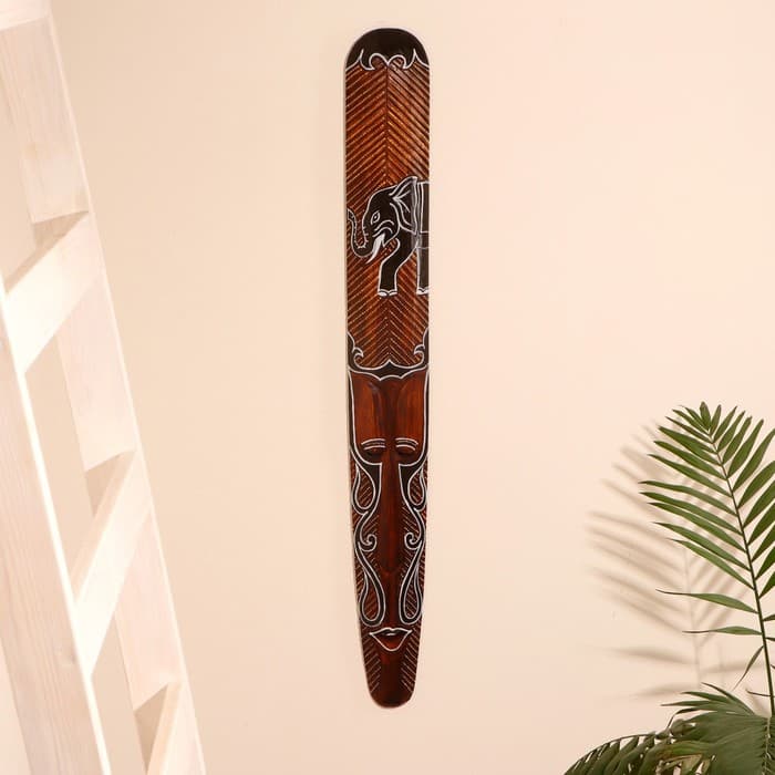 Маска «Абориген», 100 см, дерево