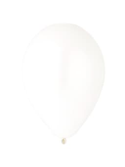 Воздушные шары латексные 12", 100 шт., белые