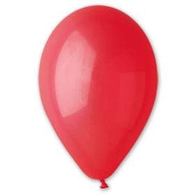 Воздушные шары латексные 12", 100 шт., красные