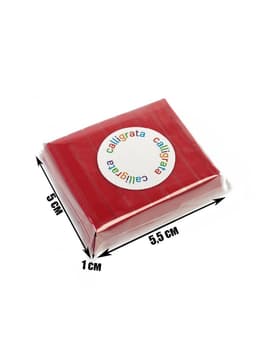 Полимерная глина Calligrata 50 г, красная