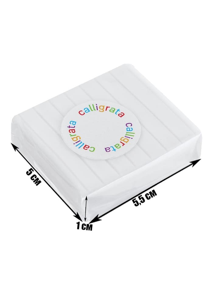 Полимерная глина Calligrata 50 г, светло-серая