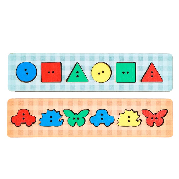 Сортер - комодик «Пуговки», 64 пуговки