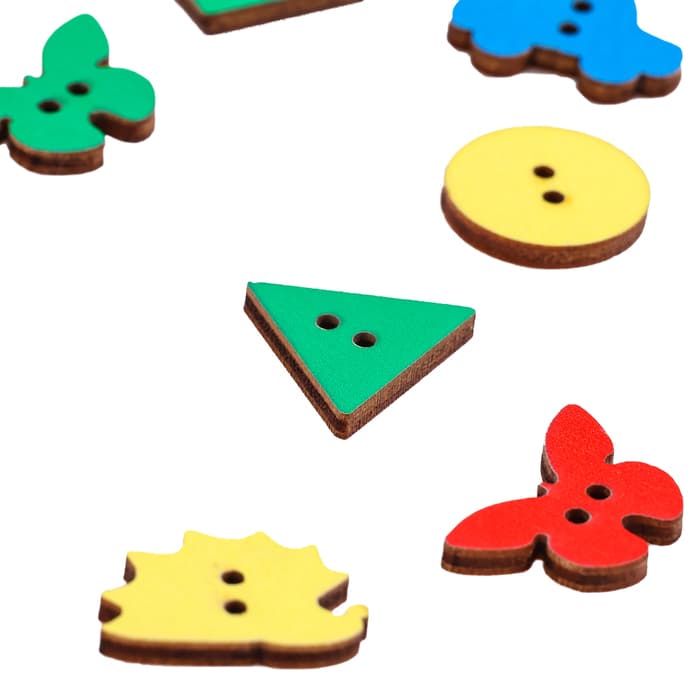 Сортер - комодик «Пуговки», 64 пуговки