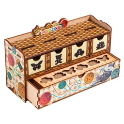 Сортер - комодик «Пуговки», 64 пуговки