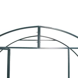 Теплица (каркас), 4×3×2 м, металл, профиль 20×20 мм, шаг дуги 1 м, без поликарбоната, МИКС