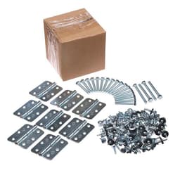 Теплица (каркас), 4×3×2 м, металл, профиль 20×20 мм, шаг дуги 1 м, без поликарбоната, МИКС