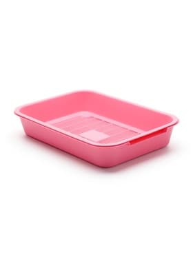 Туалет средний с сеткой 36×26×6.5 см, розовый