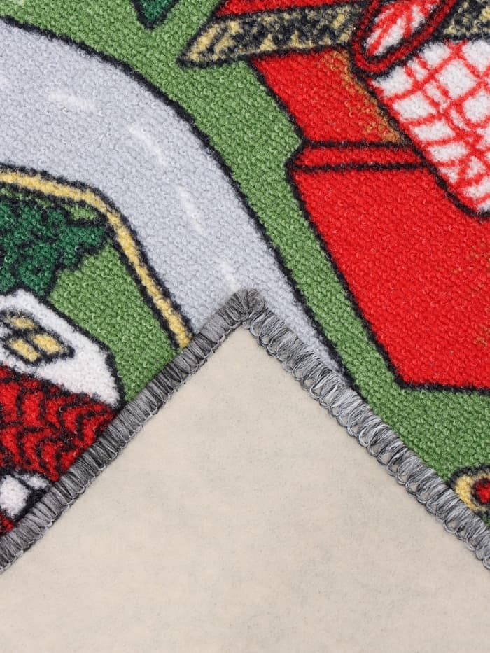 Палас прямоугольный «Лунапарк», размер 200×350 см, полиамид, зелёный