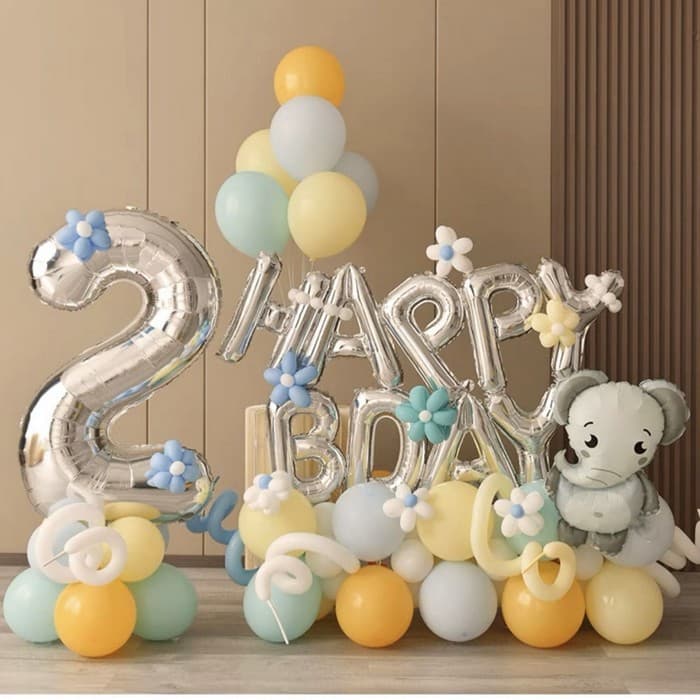 Воздушный шар фольгированный 40" «Цифра 2»