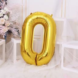 Воздушный шар фольгированный 40" «Цифра 0»