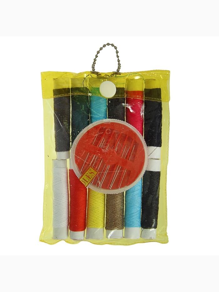 Швейный набор, 22 предмета, в чехле ПВХ, 13×9 см, МИКС