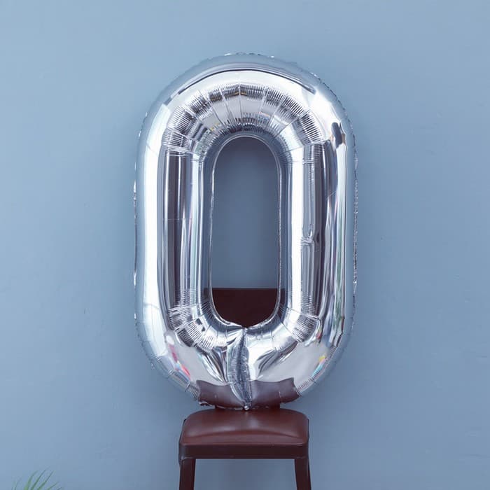 Воздушный шар фольгированный 40" «Цифра 0»