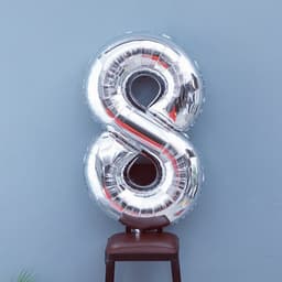 Воздушный шар фольгированный 40" «Цифра 8»