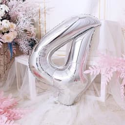 Воздушный шар фольгированный 40" «Цифра 4»