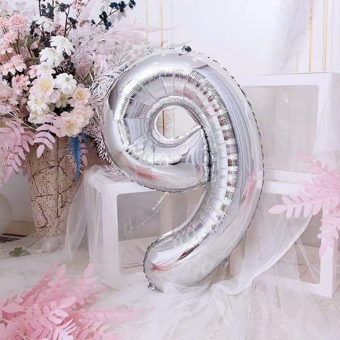 Воздушный шар фольгированный 40" «Цифра 9»