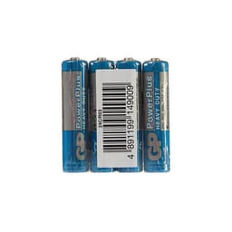Батарейка солевая GP PowerPlus Heavy Duty, AAA, R03-4S, 1.5 В, спайка, 4 шт.