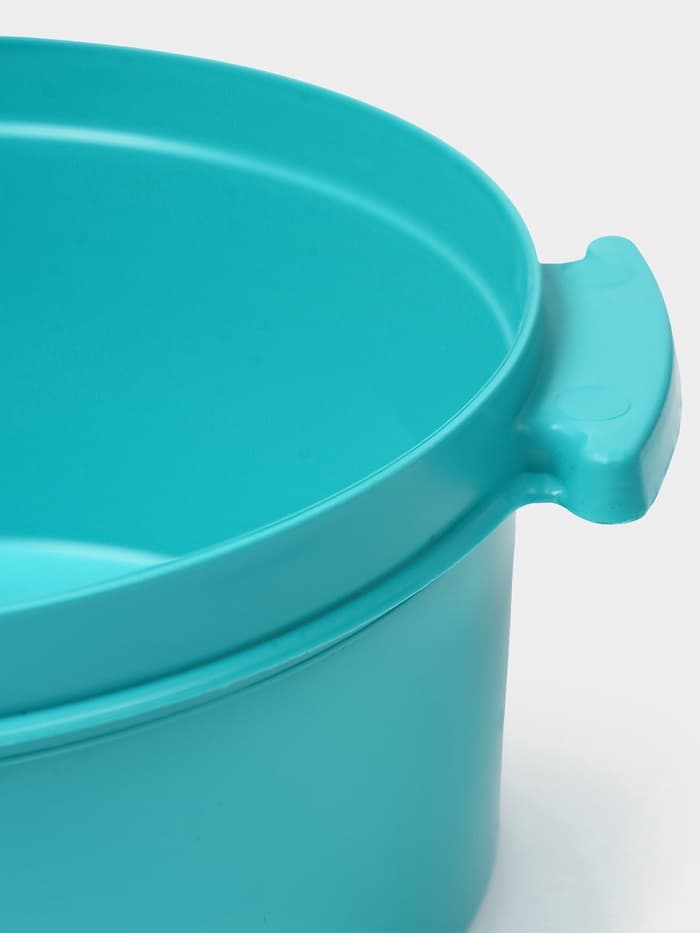 Набор пищевых контейнеров ПластоС «Трапезница», 3 шт.: 0.6 л,1 л, 1 л, пластик, МИКС