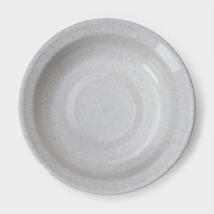 Тарелка глубокая ПластоС, 1 л, пластик, МИКС