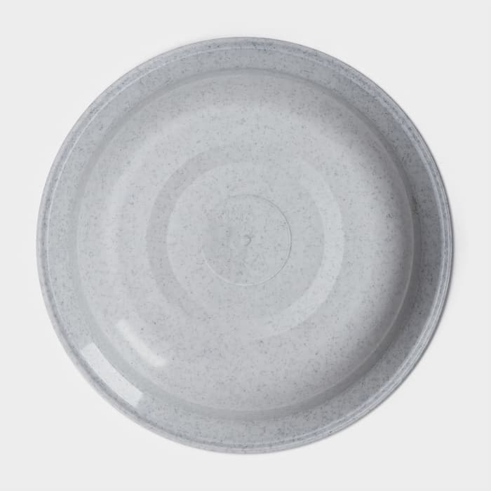 Тарелка глубокая ПластоС, 1 л, пластик, МИКС