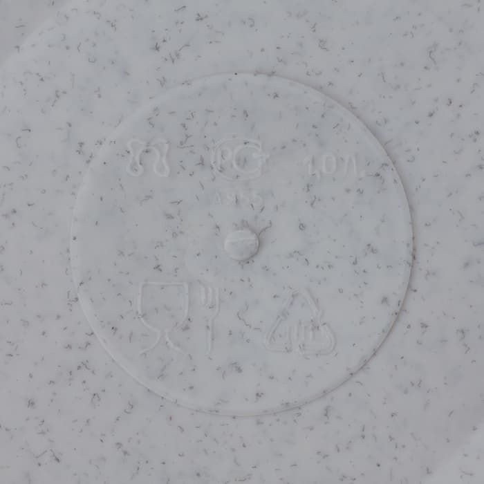 Тарелка глубокая ПластоС, 1 л, пластик, МИКС