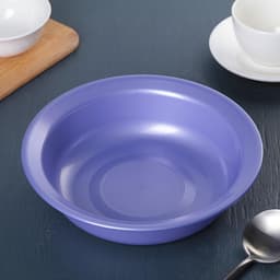 Тарелка глубокая ПластоС, 1 л, пластик, МИКС