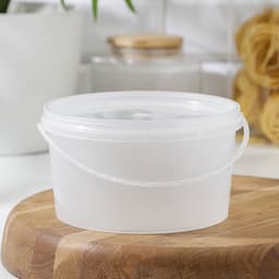 Банка для хранения с герметичной крышкой, 1 л, пластик, прозрачный