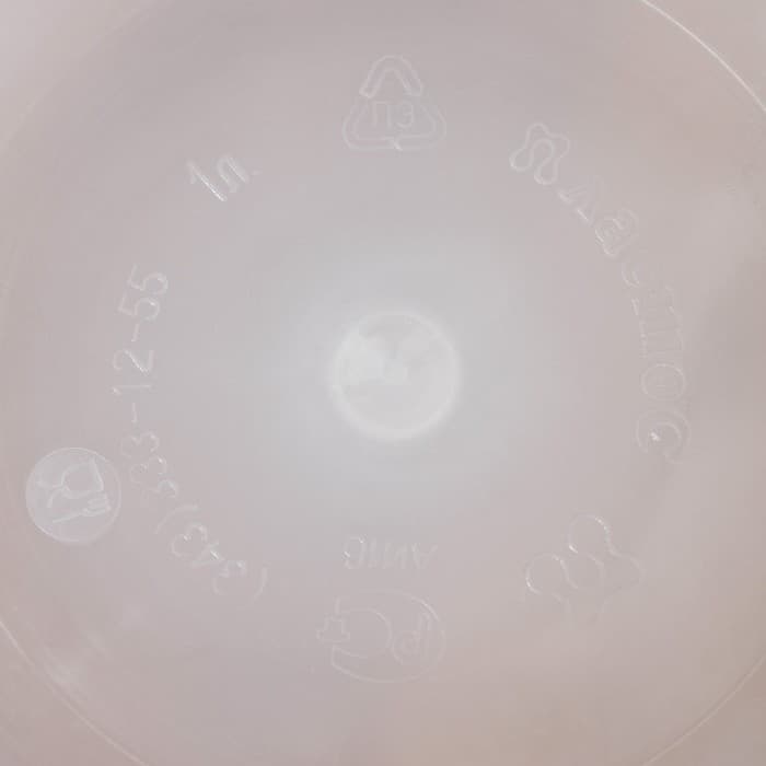 Банка для хранения с герметичной крышкой, 1 л, пластик, прозрачный