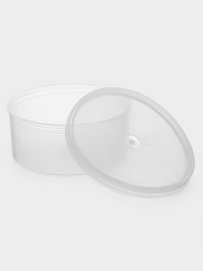 Контейнер пищевой, 450 мл, с герметичной крышкой, d=12.5 см, h=5.5 см, пластик