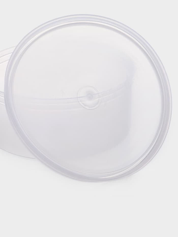 Контейнер пищевой, 450 мл, с герметичной крышкой, d=12.5 см, h=5.5 см, пластик