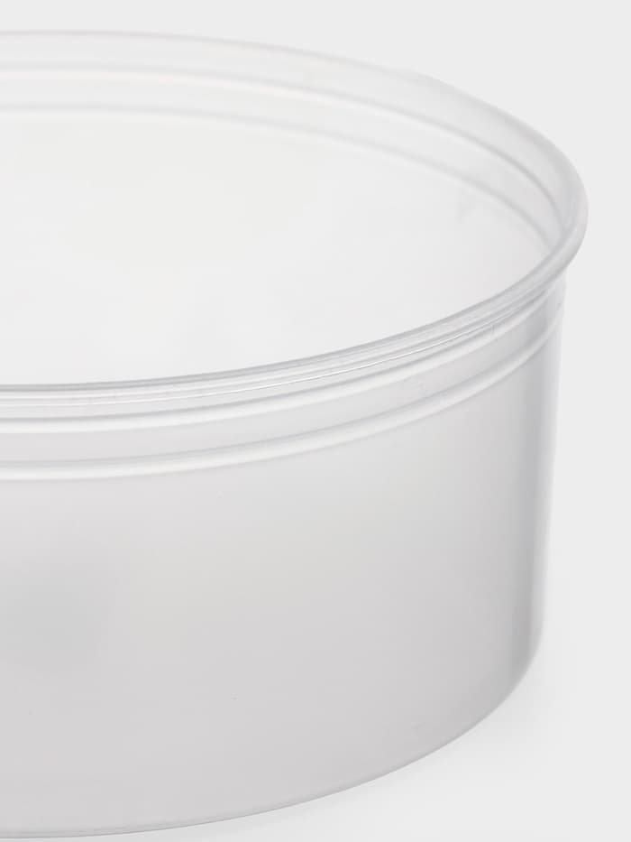 Контейнер пищевой, 450 мл, с герметичной крышкой, d=12.5 см, h=5.5 см, пластик