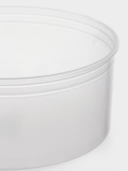 Контейнер пищевой, 450 мл, с герметичной крышкой, d=12.5 см, h=5.5 см, пластик