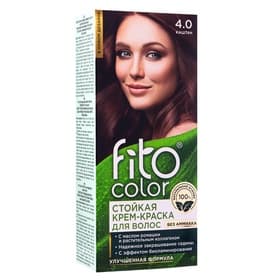 Стойкая крем-краска для волос Fitocolor, тон каштан, 115 мл