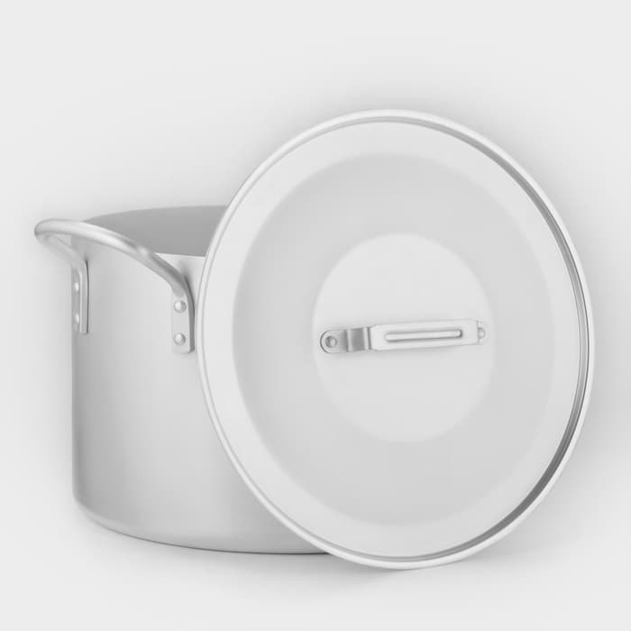 Котёл, 20 л, d=34 см, с крышкой, алюминий, серебристая