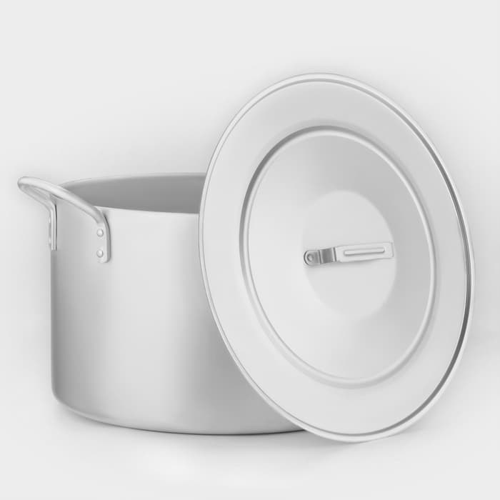 Котёл, 40 л, d=44 см, с крышкой, алюминий, серебристая