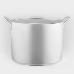 Котел, 50 л, d=44 см, с крышкой, алюминий, серебристая