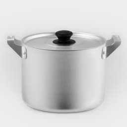 Кастрюля, 2.5 л, металлическая крышка, алюминий