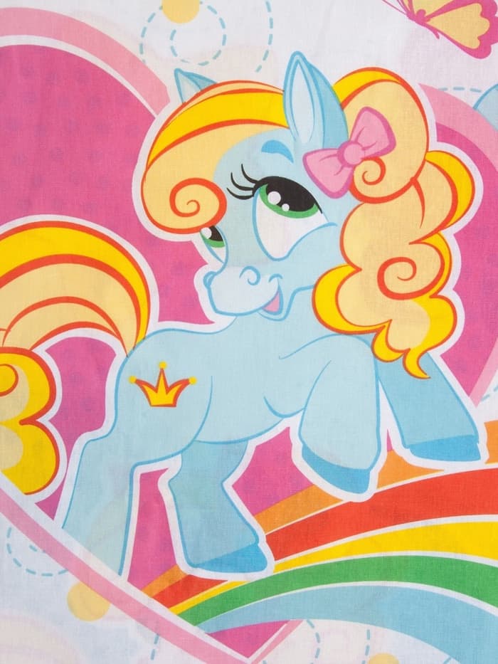 Постельное бельё 1.5-спальное «Этель. Радужные пони», бязь
