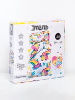 Постельное бельё 1.5-спальное «Этель. Радужные пони», бязь