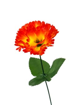 Цветы искусственные «Гвоздика», h=25 см, оранжевые