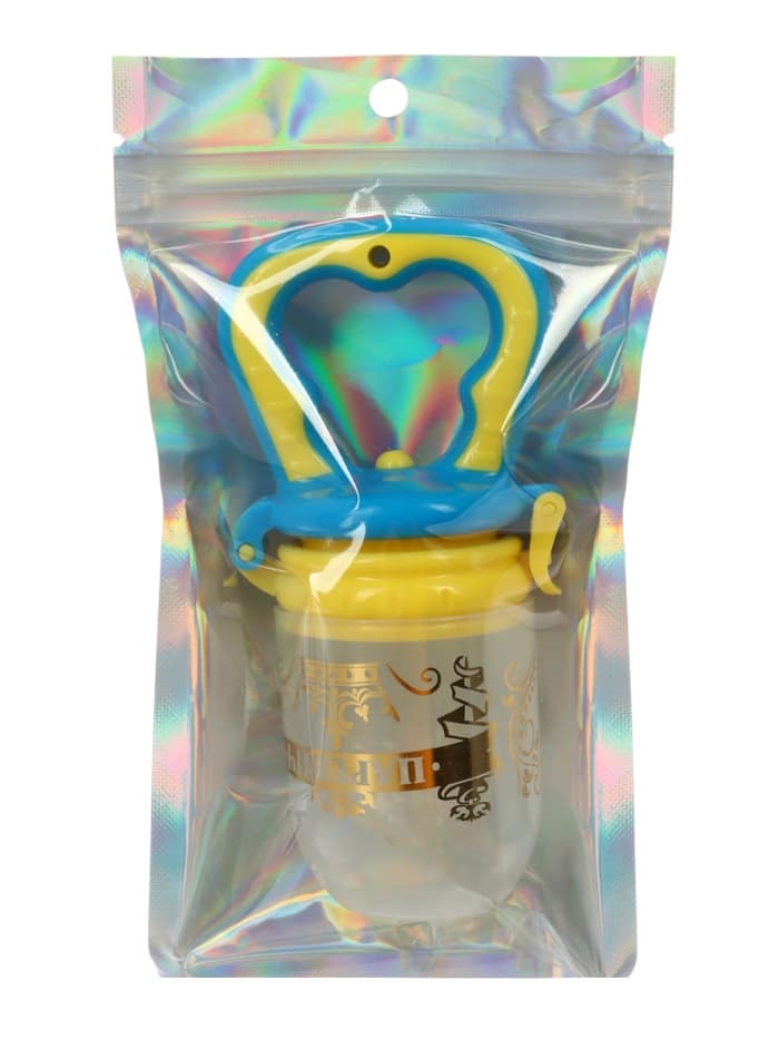 Ниблер для прикорма, от 5 мес., с силиконовой сеточкой, размер М, Крошка Я «Царевич», голубой