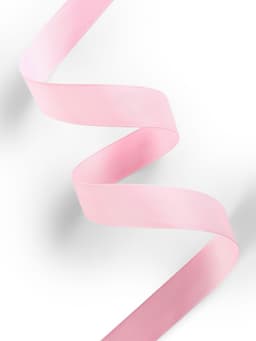 Лента репсовая, 25 мм, 23±1 м, светло-розовая №04