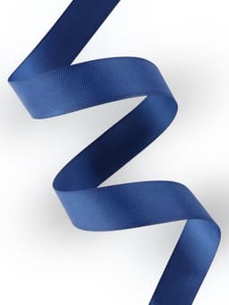 Лента репсовая, 25 мм, 23±1 м, тёмно-синяя №38