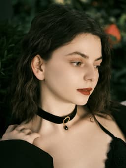 Чокер «Александрия», ажур, овал, чёрный в золоте, 30 см