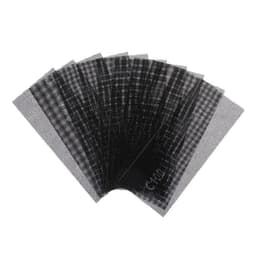 Сетка абразивная ТУНДРА, водостойкая, корунд, 115×280 мм, Р100, 10 шт.